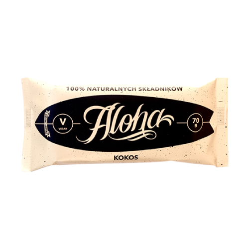 Vegán kókuszos szelet – Aloha, 70 g